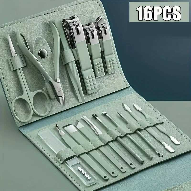 16-in-1 Professional Manicure & Pedicure Grooming Kit